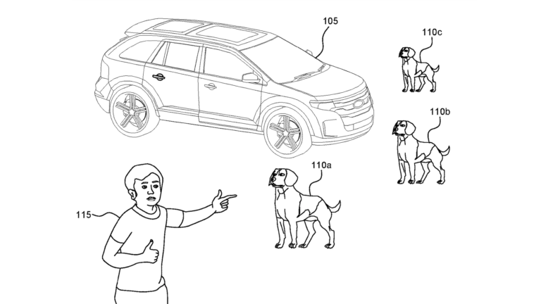 Ford hologram Finger guns