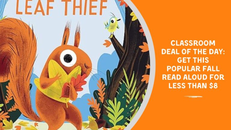 Classroom Deal of the Day Get This Popular Fall Read Aloud for Less Than 8