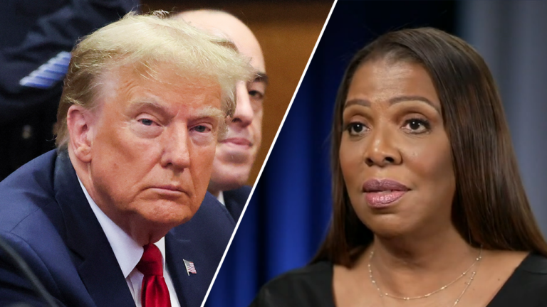 Trump and Letitia James