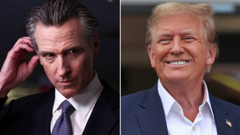 Trump newsom