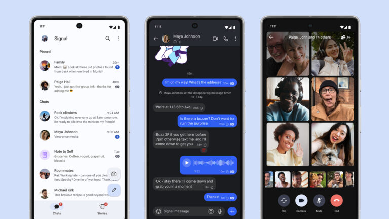 How to use the Signal app