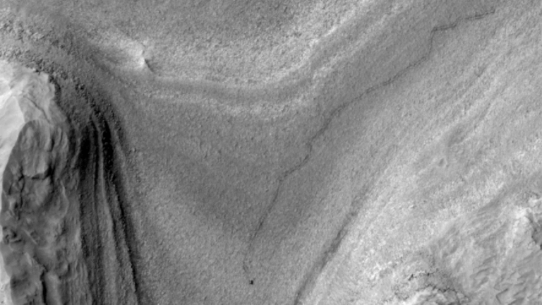 Curiosity Rover Orbit Photo