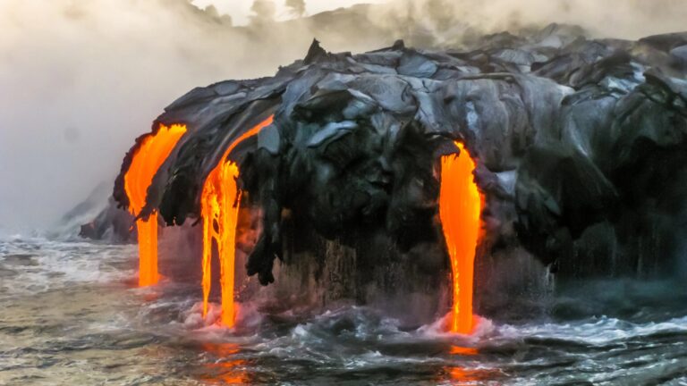 Lava Flow Ocean