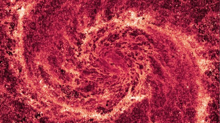 Whirlpool Galaxy Infrared
