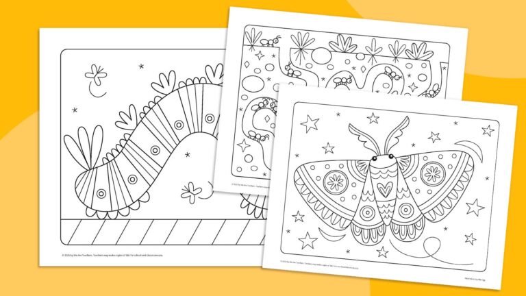 Bug Insect Coloring Pages Feature
