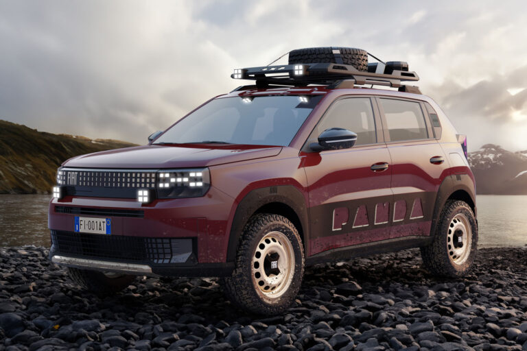 fiat grande panda 4x4 concept front quarter